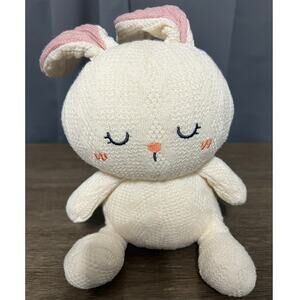 Noox‎ Knit Cream Sleepy Bunny Plush